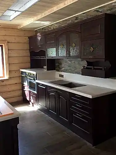 Кухня из массива дуба