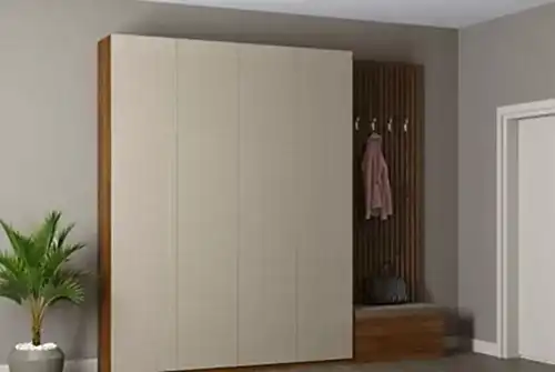 Узкий шкаф в прихожую МДФ