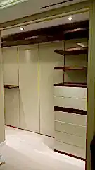 Гардеробная комната МДФ и массив