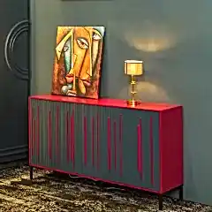 Комод в цвете "Viva Magenta"